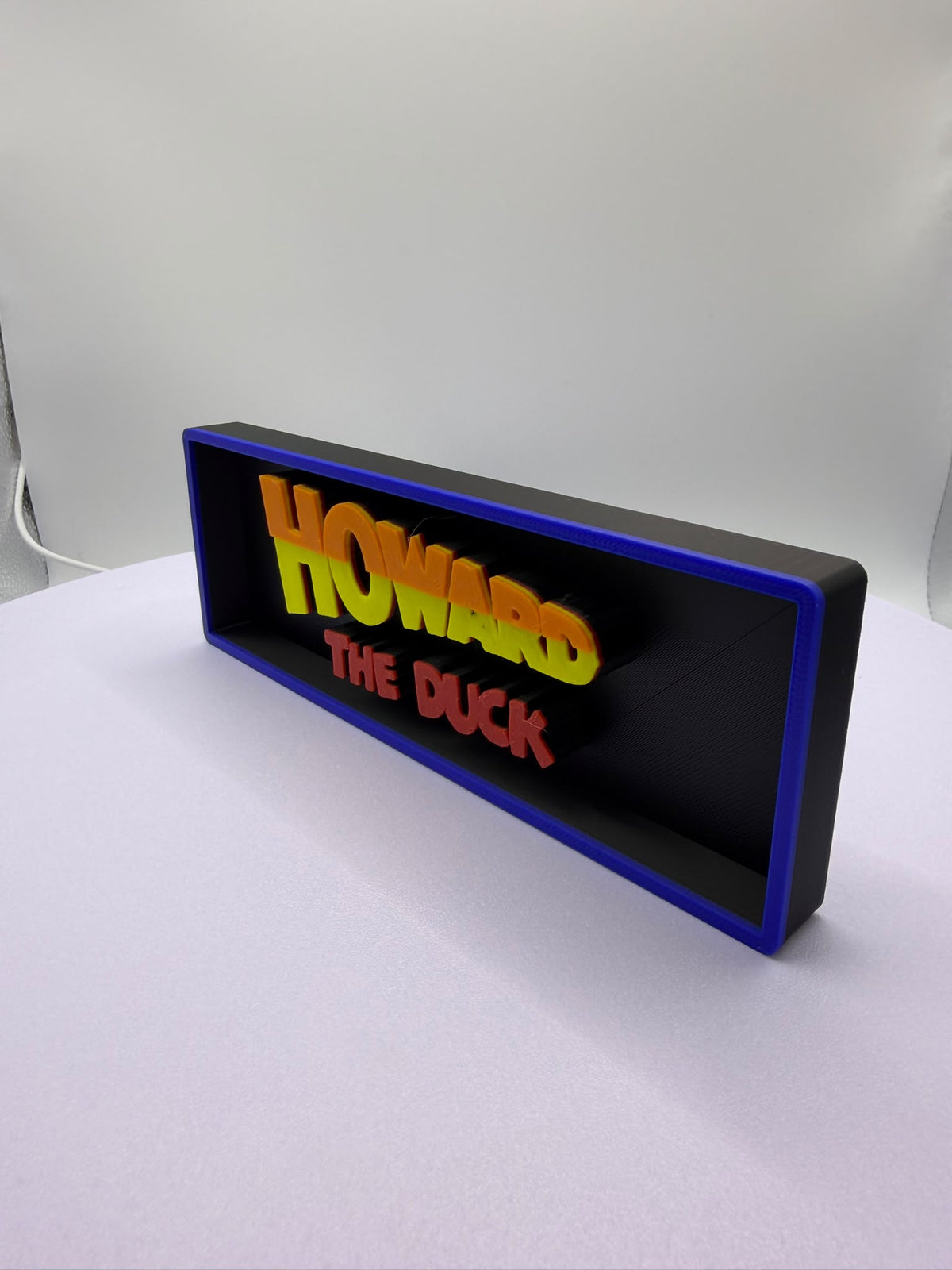 Decorative Howard The Duck Box Film Logo Sign Display Cinema s17.5cm L 22cm