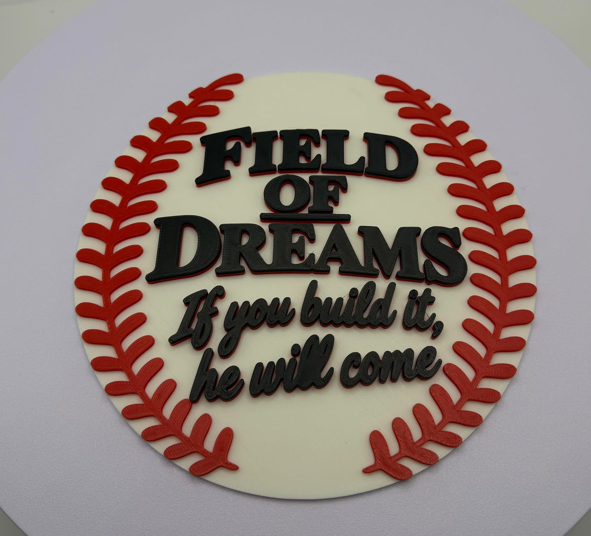 Decorative Field Of Dreams Baseball Film Logo Sign Display Wall Plaque