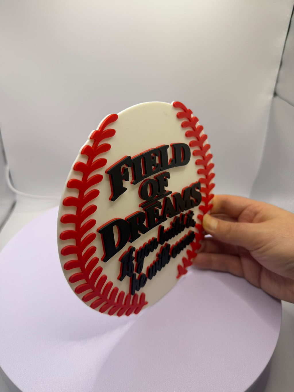 Decorative Field Of Dreams Baseball Film Logo Sign Display Wall Plaque
