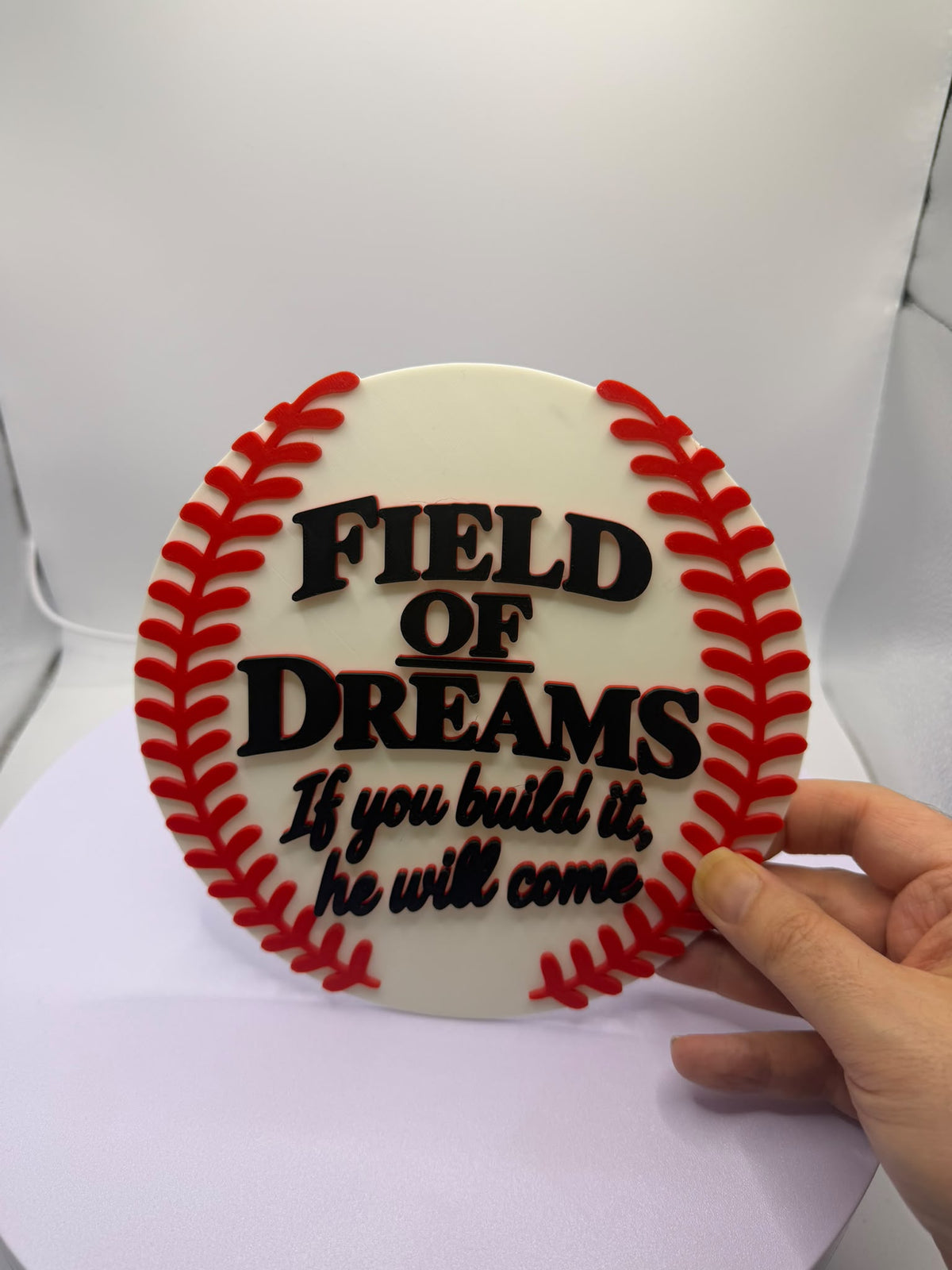 Decorative Field Of Dreams Baseball Film Logo Sign Display Wall Plaque