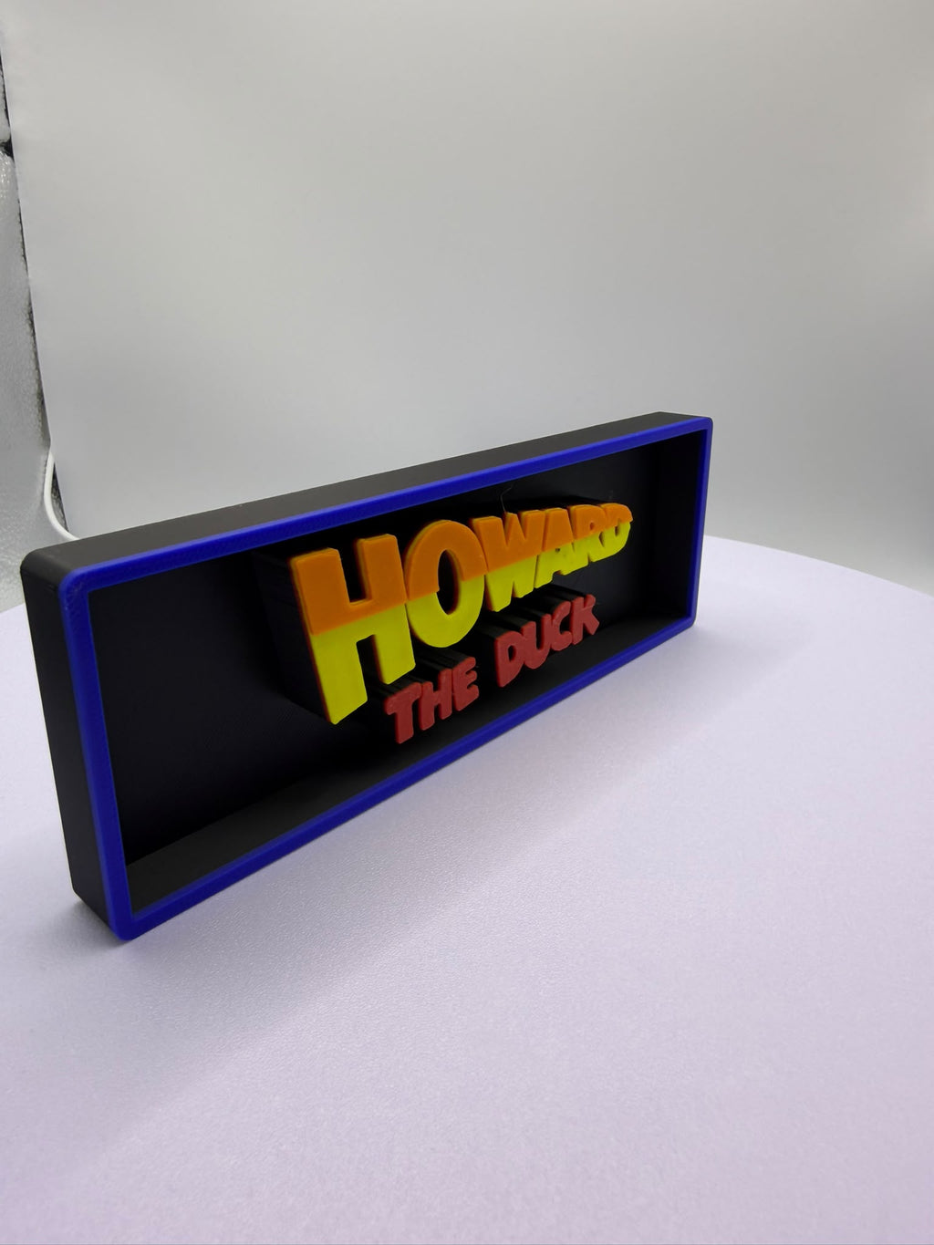 Decorative Howard The Duck Box Film Logo Sign Display Cinema s17.5cm L 22cm