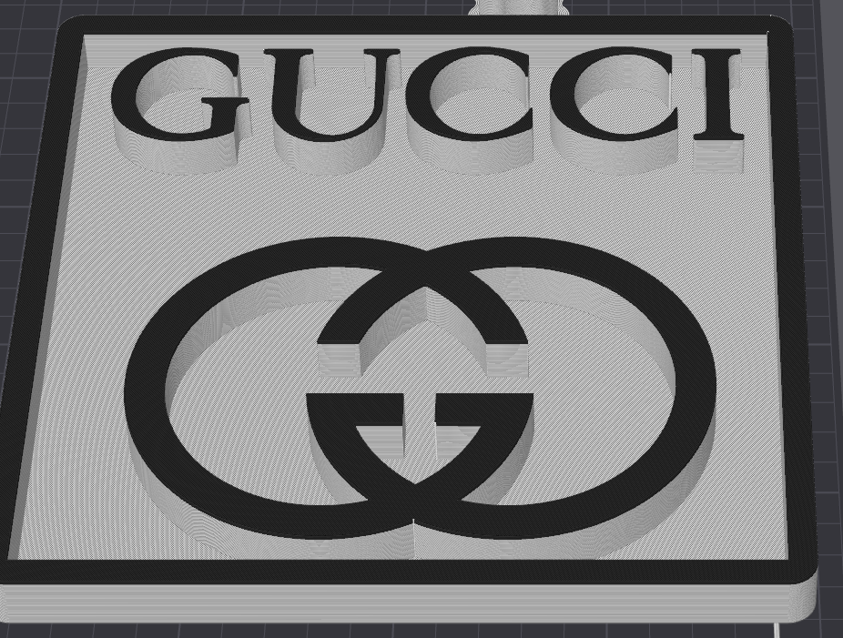 Decorative Designer Gucci logo Sign Display two colour choice Mancave