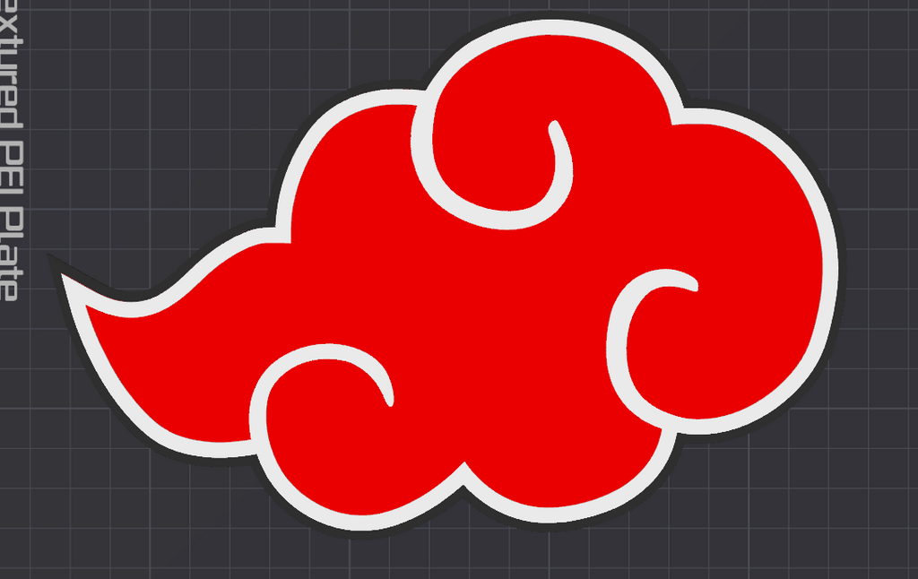 Decorative Naruto Cloud Standing logo Sign Display Pop (Copy)