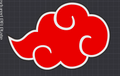 Decorative Naruto Cloud Standing logo Sign Display Pop (Copy)