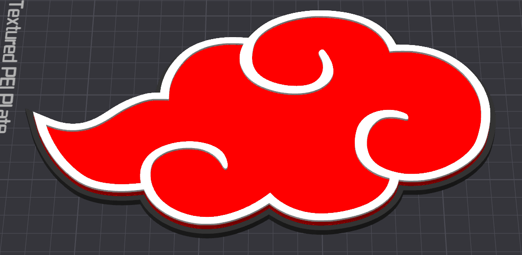 Decorative Naruto Cloud Standing logo Sign Display Pop (Copy)
