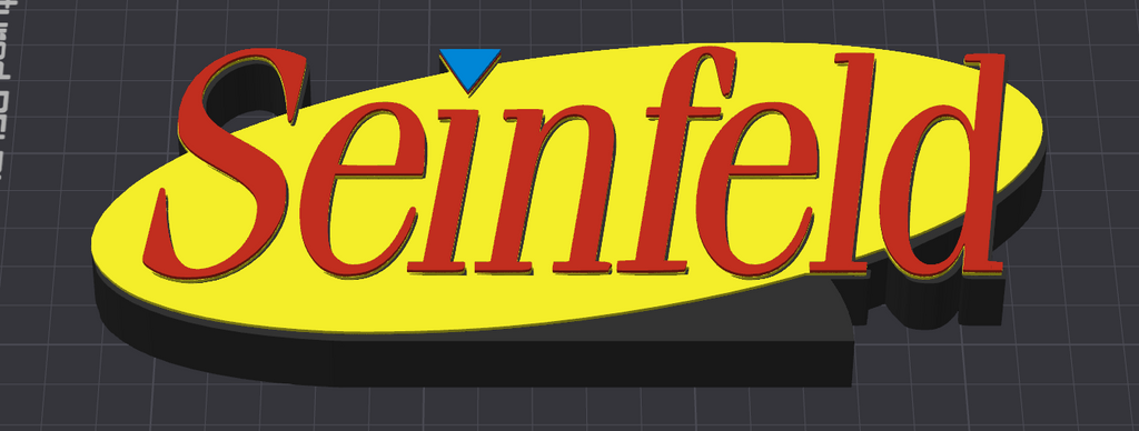 Decorative Seinfeld TV logo Sign Display Pops