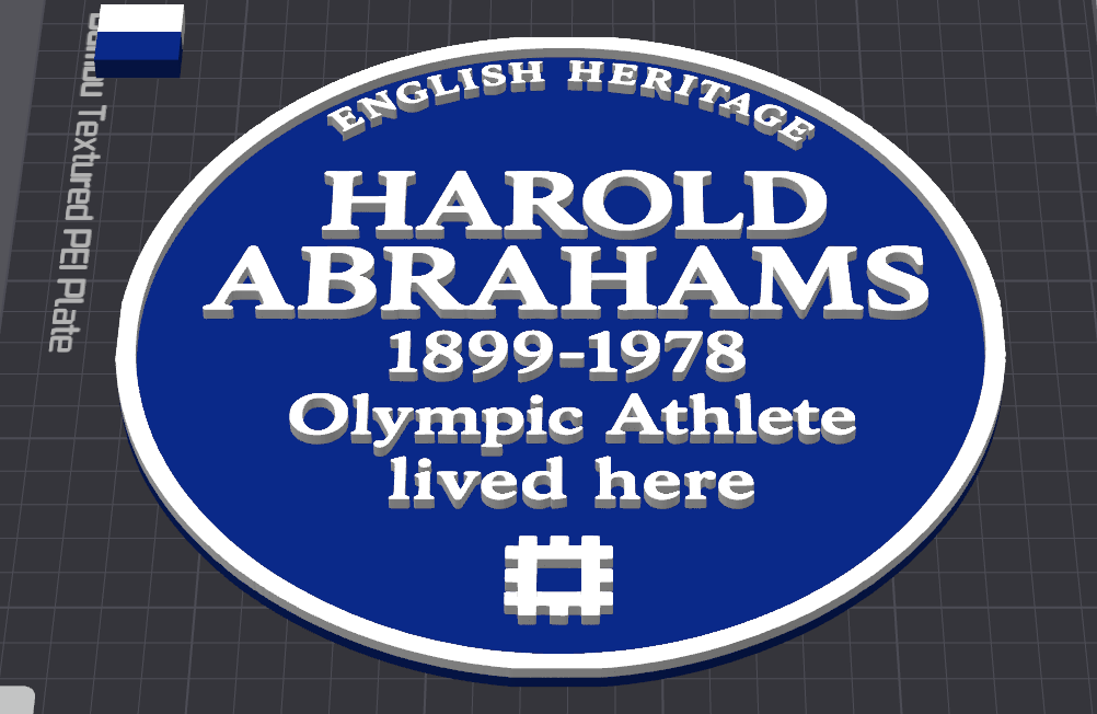 2x Harold Abrahams Logo