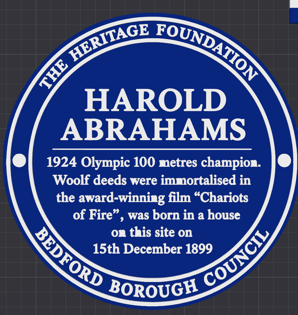 2x Harold Abrahams Logo