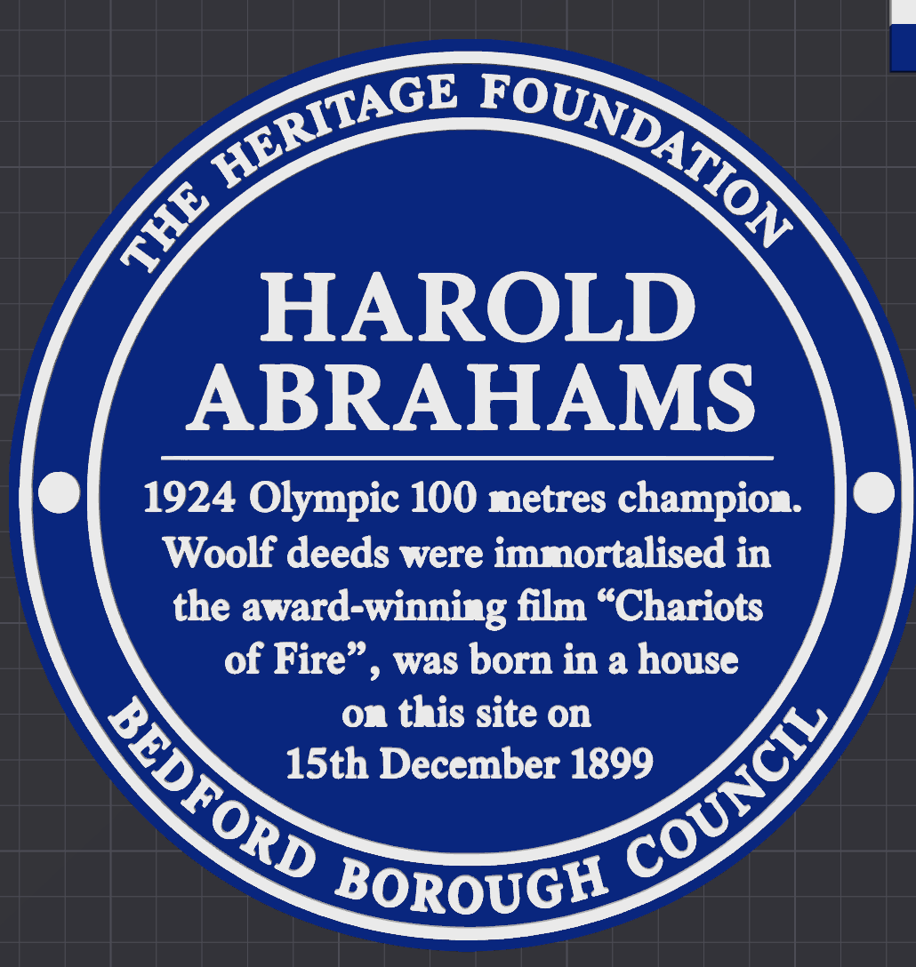 2x Harold Abrahams Logo
