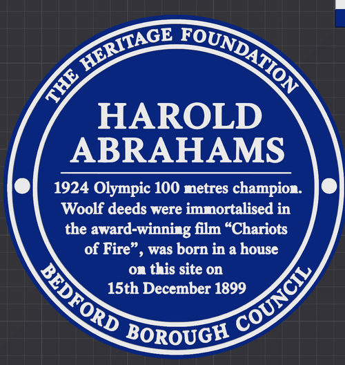 2x Harold Abrahams Logo
