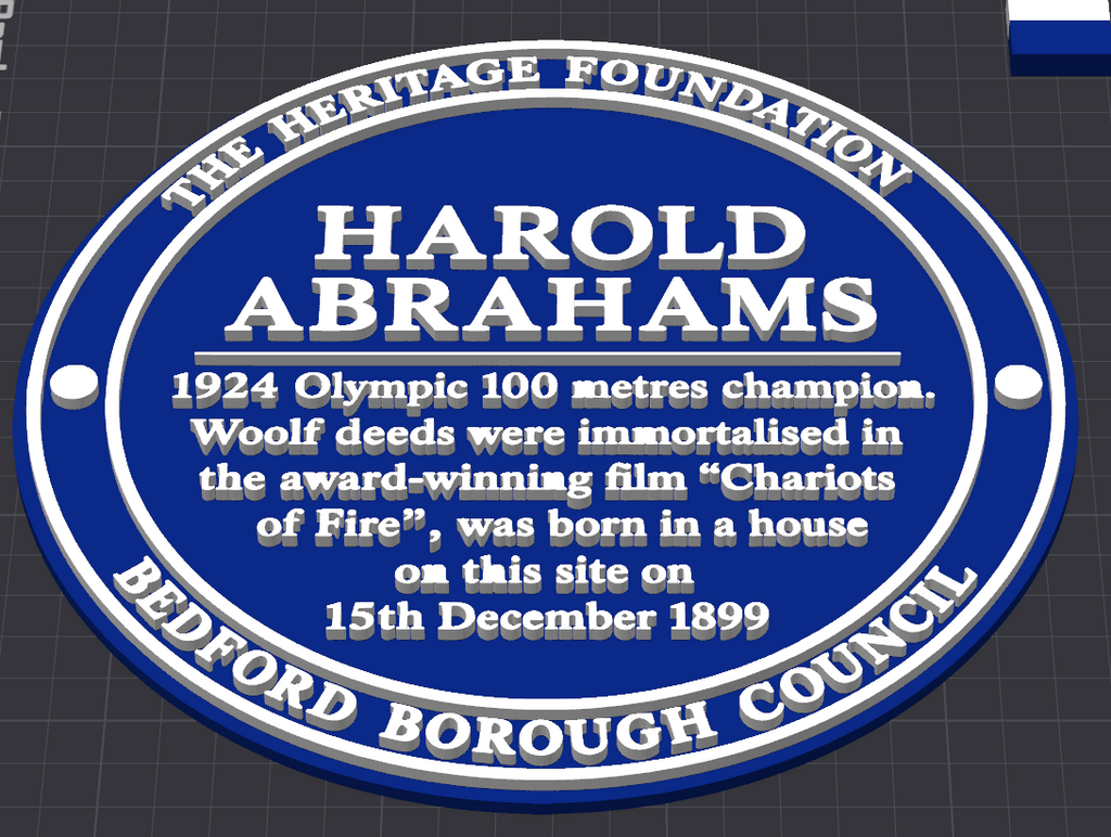 2x Harold Abrahams Logo