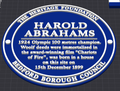 2x Harold Abrahams Logo