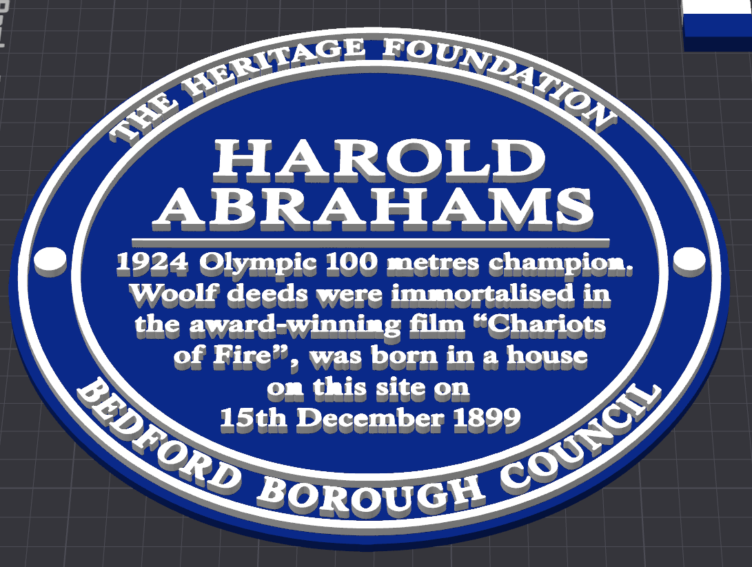 2x Harold Abrahams Logo