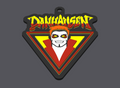 Wrestler Keyring Danhausen Logo Keychain Included Keys Sign Display Wrestling