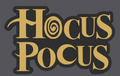 Decorative Disney Hocus Pocus Film Logo Sign Display Self Standing Room Shelf