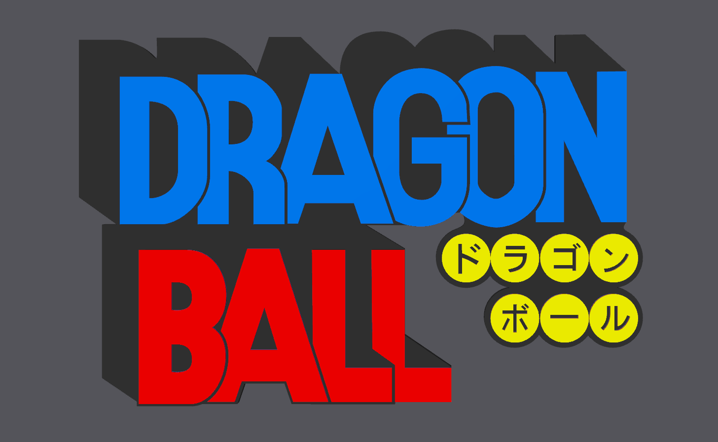 Decorative Dragon Ball OG Standing logo Sign Display Pop