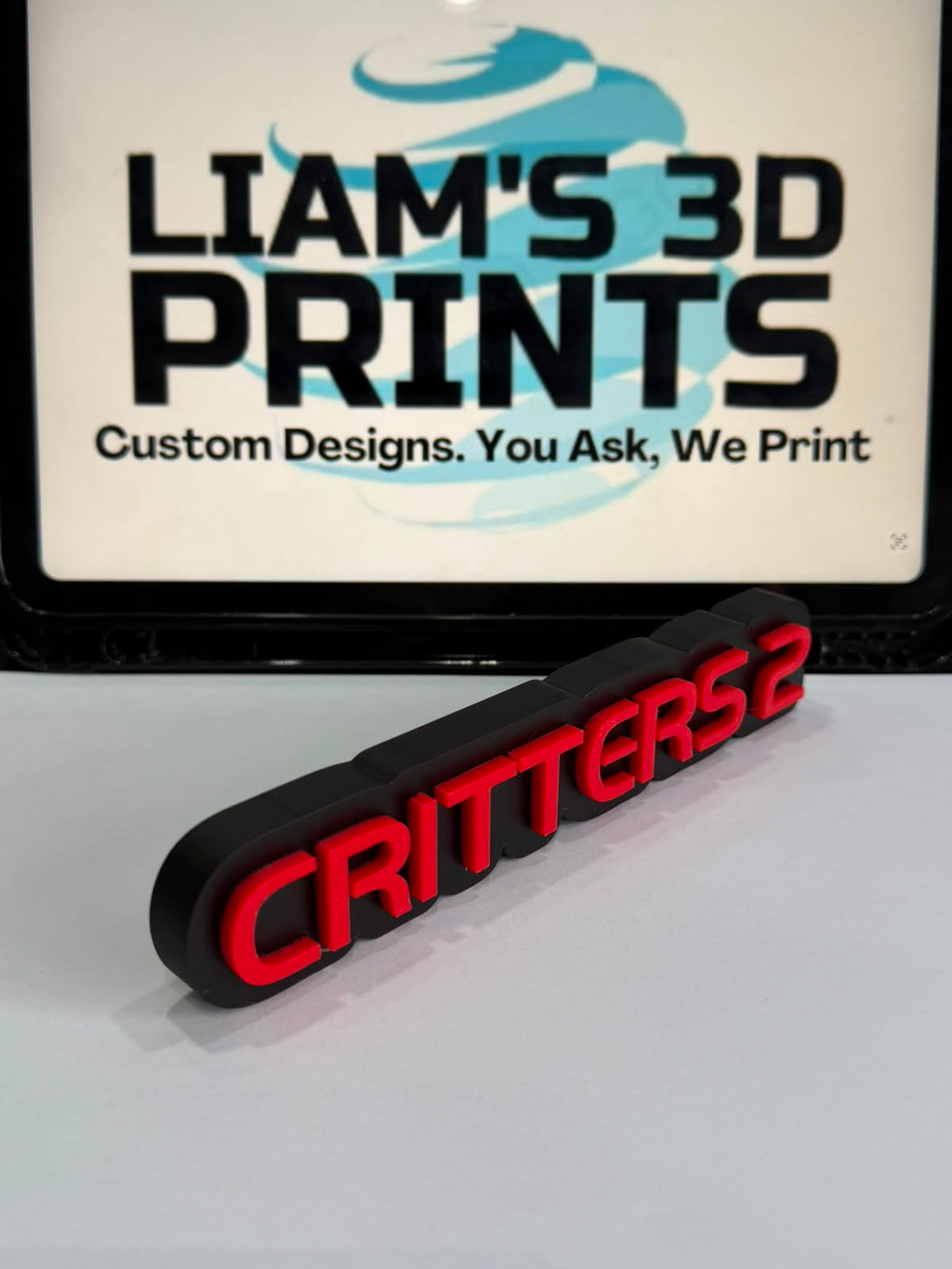 Decorative Critters 2 Film Logo Word Sign Room Display Pops