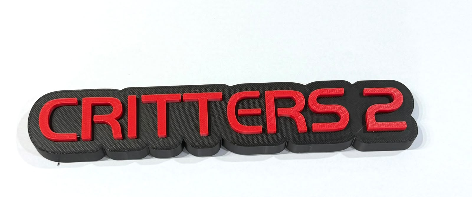 Decorative Critters 2 Film Logo Word Sign Room Display Pops