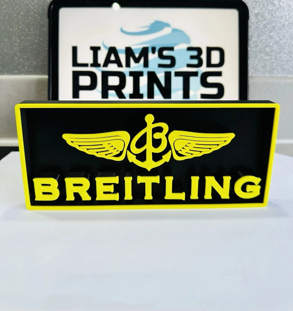 Decorative Breitling Watch Brand Logo Sign Display Box Sign