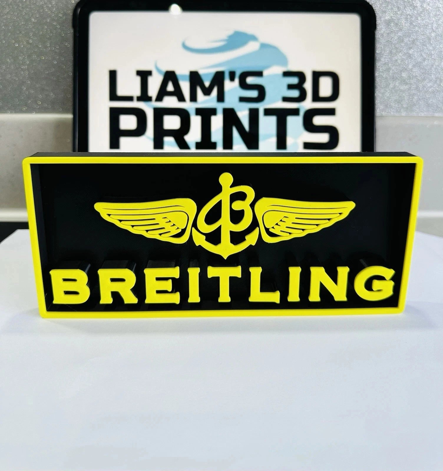 Decorative Breitling Watch Brand Logo Sign Display Box Sign