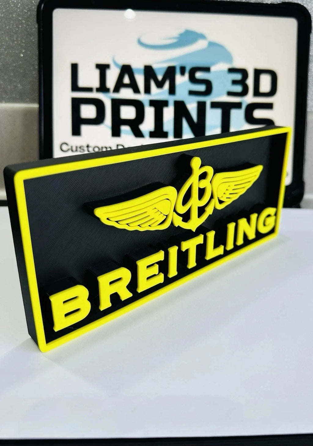 Decorative Breitling Watch Brand Logo Sign Display Box Sign