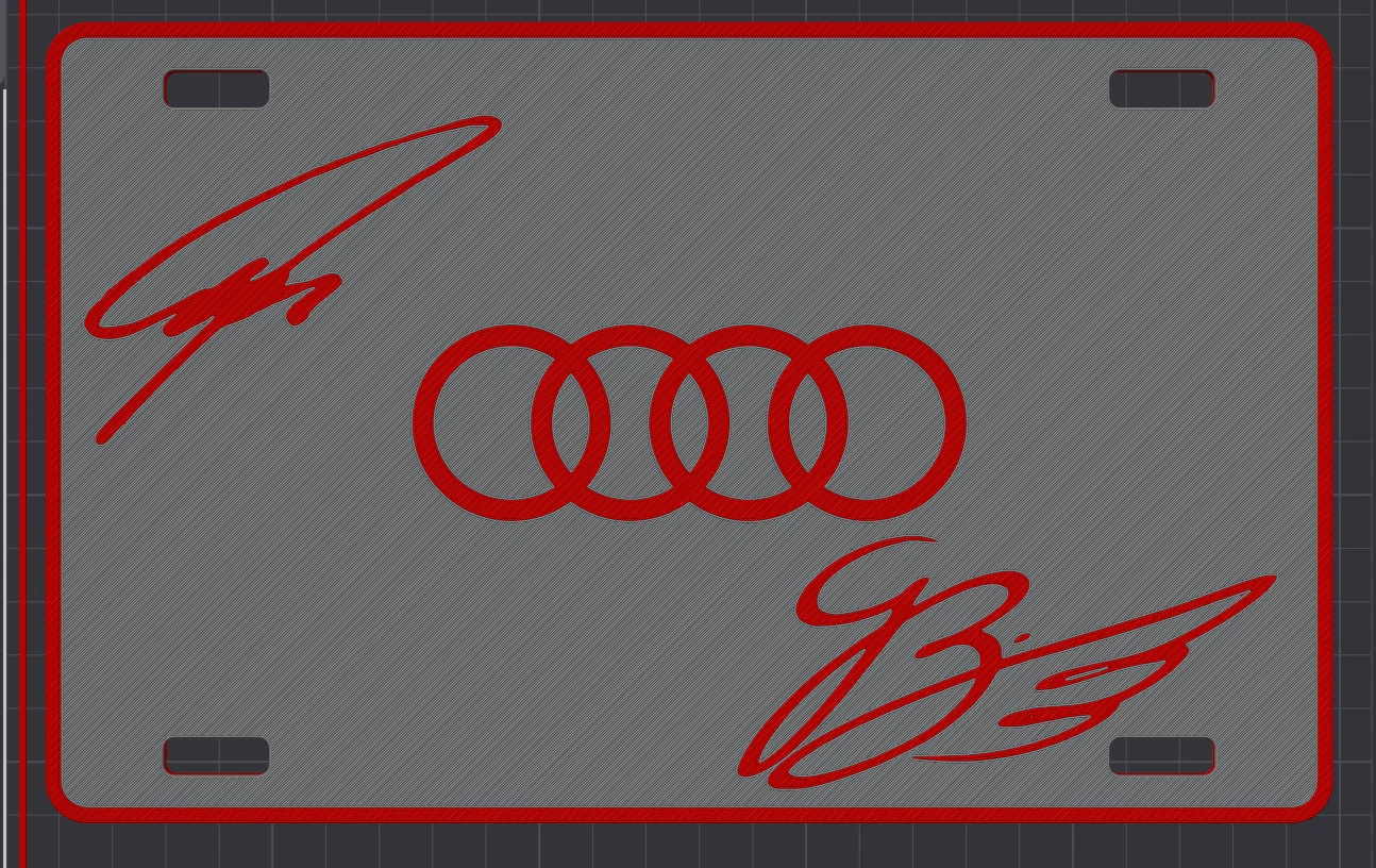 Decorative F1 Formula 1 Audi Wall Plaque Nico Hulkenberg Gabriel Bortoletto Sign