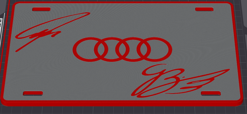 Decorative F1 Formula 1 Audi Wall Plaque Nico Hulkenberg Gabriel Bortoletto Sign