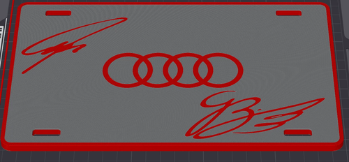 Decorative F1 Formula 1 Audi Wall Plaque Nico Hulkenberg Gabriel Bortoletto Sign