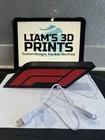 Decorative F1 Formula 1 LED Lightbox Sign USB Powered Mancave Gaming Room