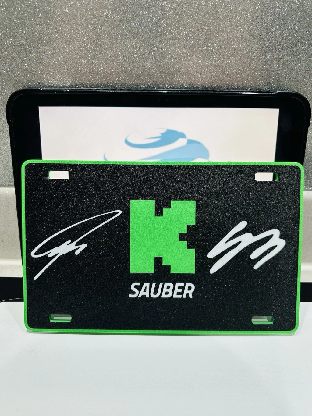 Decorative F1 Formula 1 Kick Sauber Wall Plaque Nico Hulkenberg Bortoletto Sign