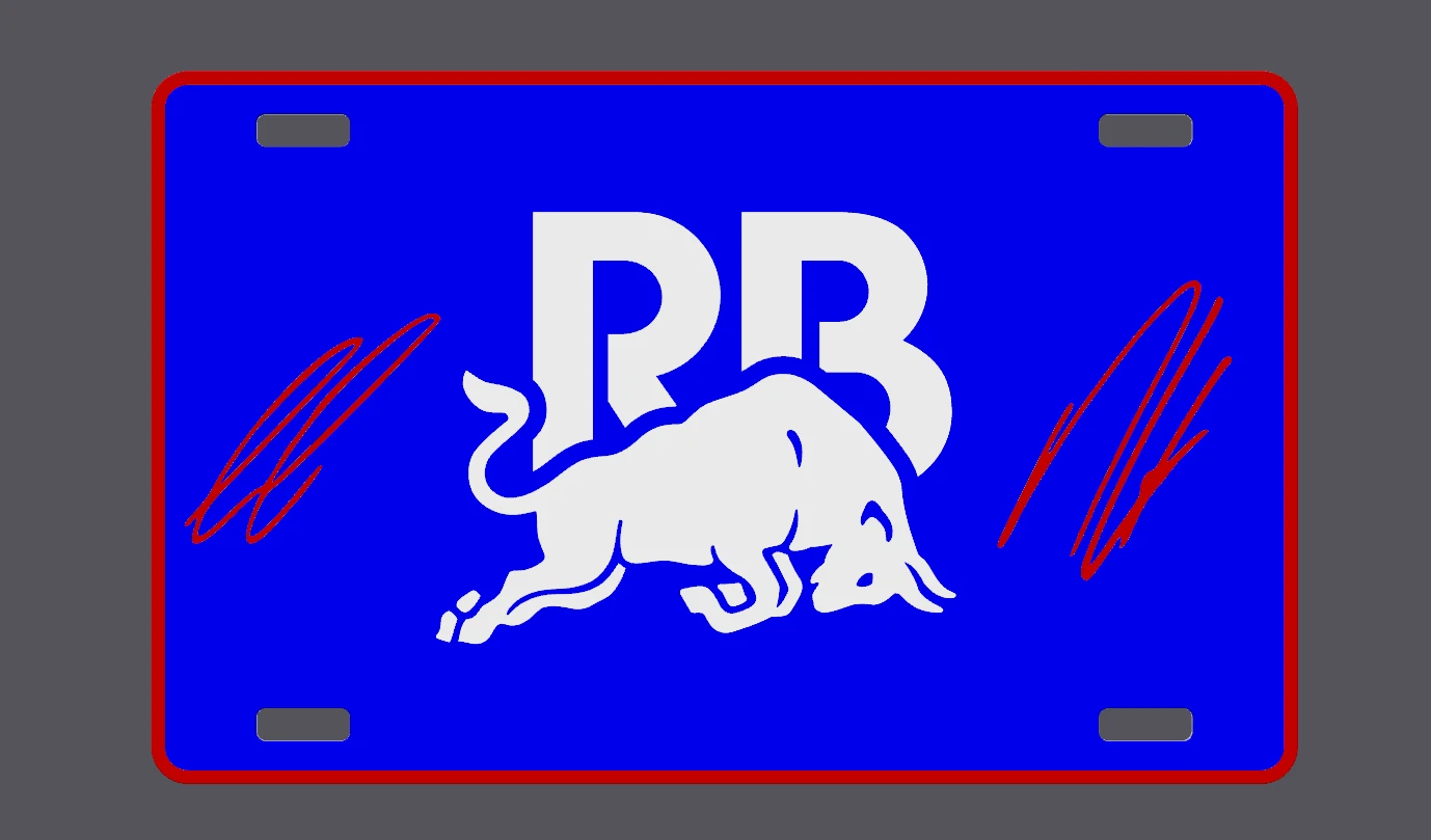 ecorative F1 Formula 1 RB Racing Wall Plaque Liam Lawson Arvid Lindblad Sign