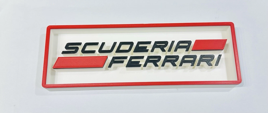Decorative Scuderia Ferrari F1 Formula 1 Speed Champions Box Logo Motorsport