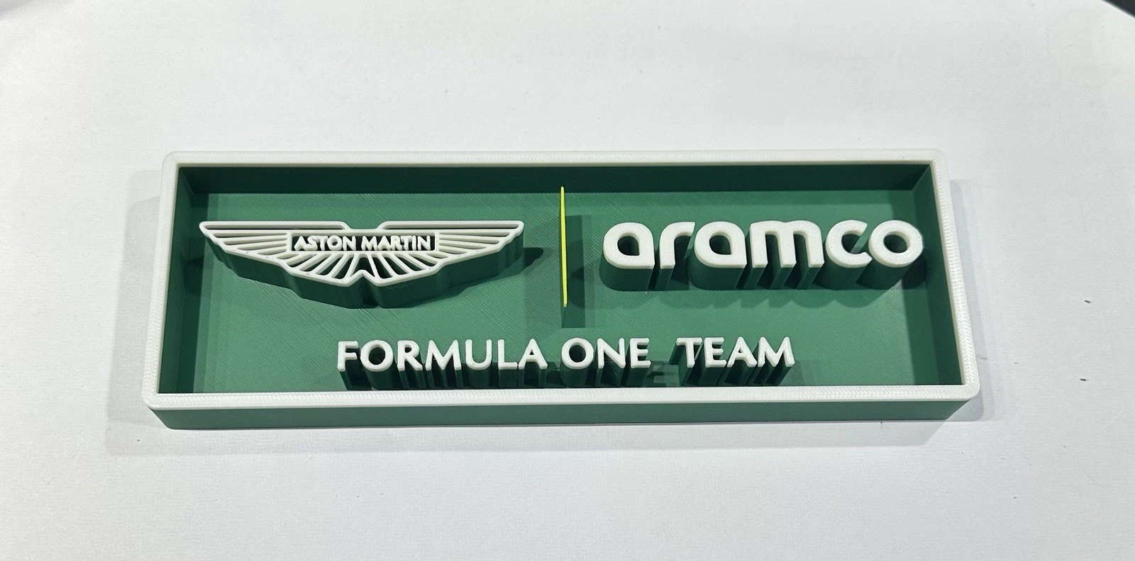 Decorative Aston Martin F1 Formula 1 Speed Champions Box Logo Display Motorsport
