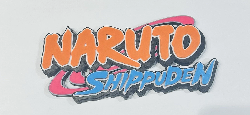 Decorative Naruto Shippuden Anime logo Sign Display Pops