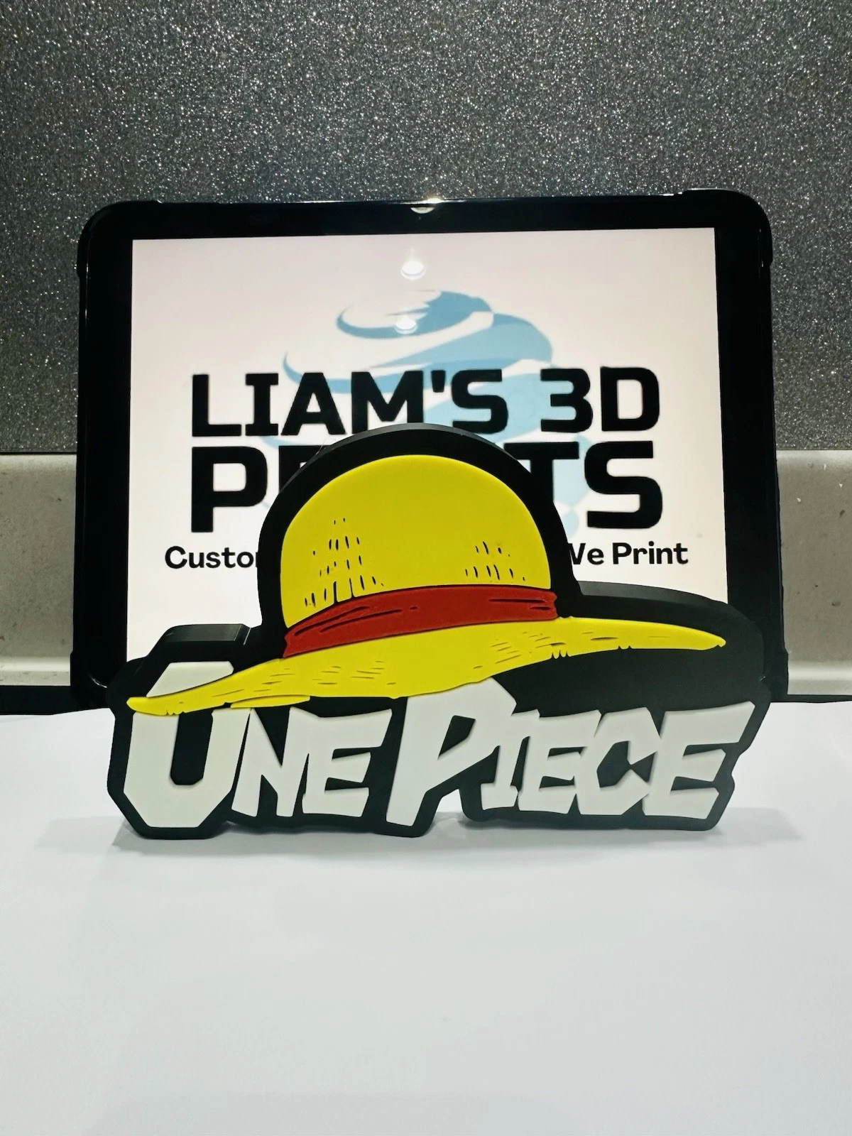 Decorative One Piece Onepiece Straw Hat logo Sign Display Anime Pops Jolly Roger