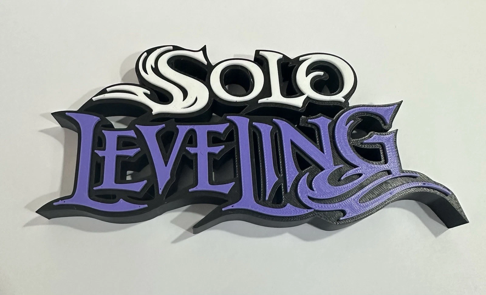 Decorative Solo Leveling logo Sign Display Anime Pops Manga