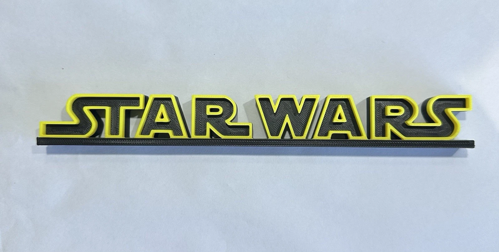 Decorative Lego Star Wars logo Sign Display Pop