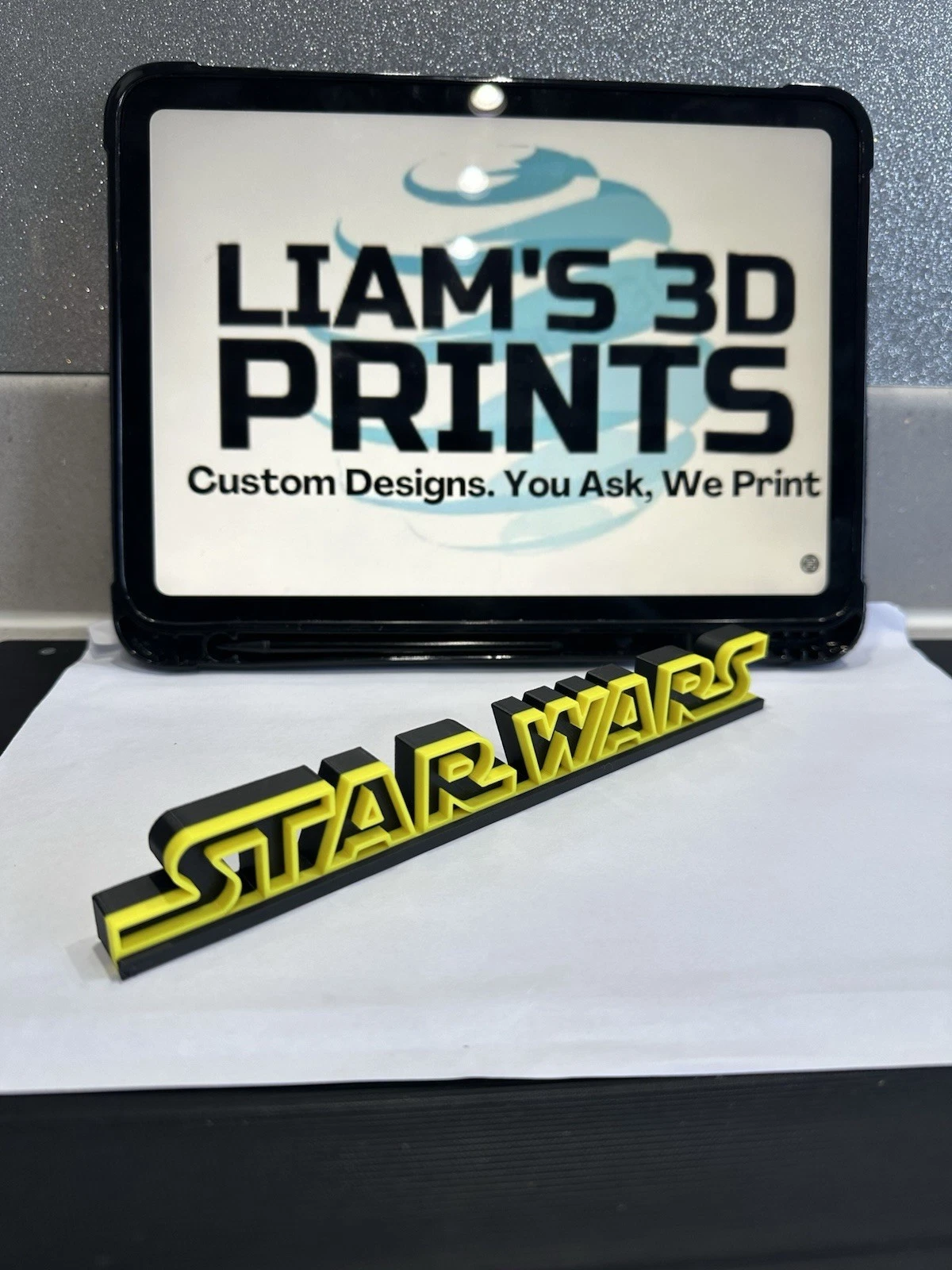 Decorative Lego Star Wars logo Sign Display Pop