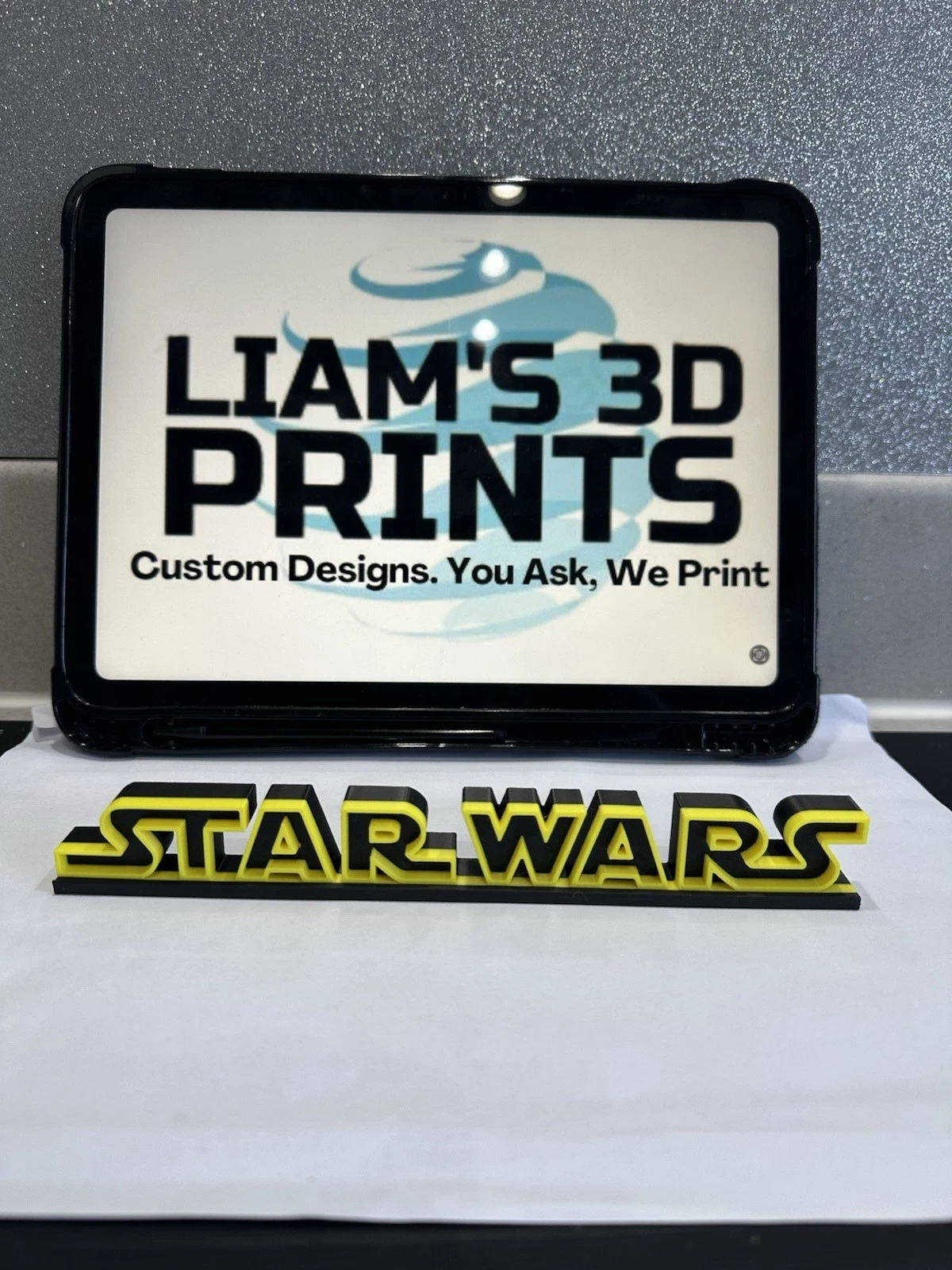 Decorative Lego Star Wars logo Sign Display Pop