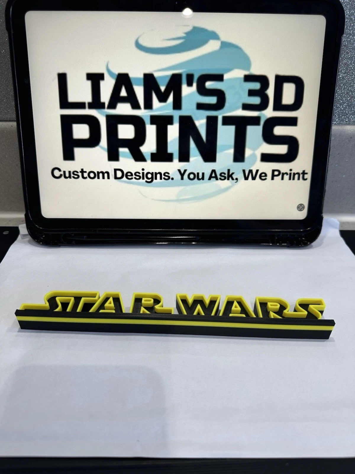 Decorative Lego Star Wars logo Sign Display Pop