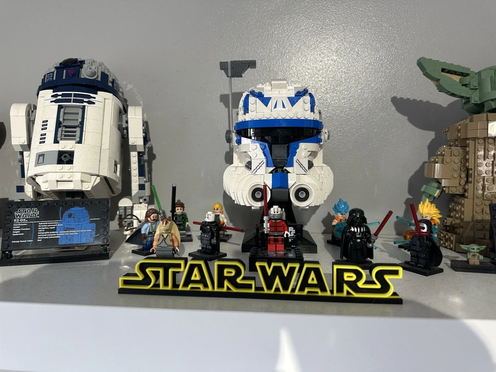 Decorative Lego Star Wars logo Sign Display Pop