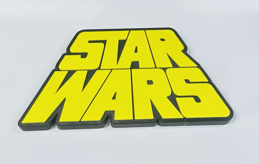 Decorative Star Wars Retro logo Sign Display Pop Self Standing Room