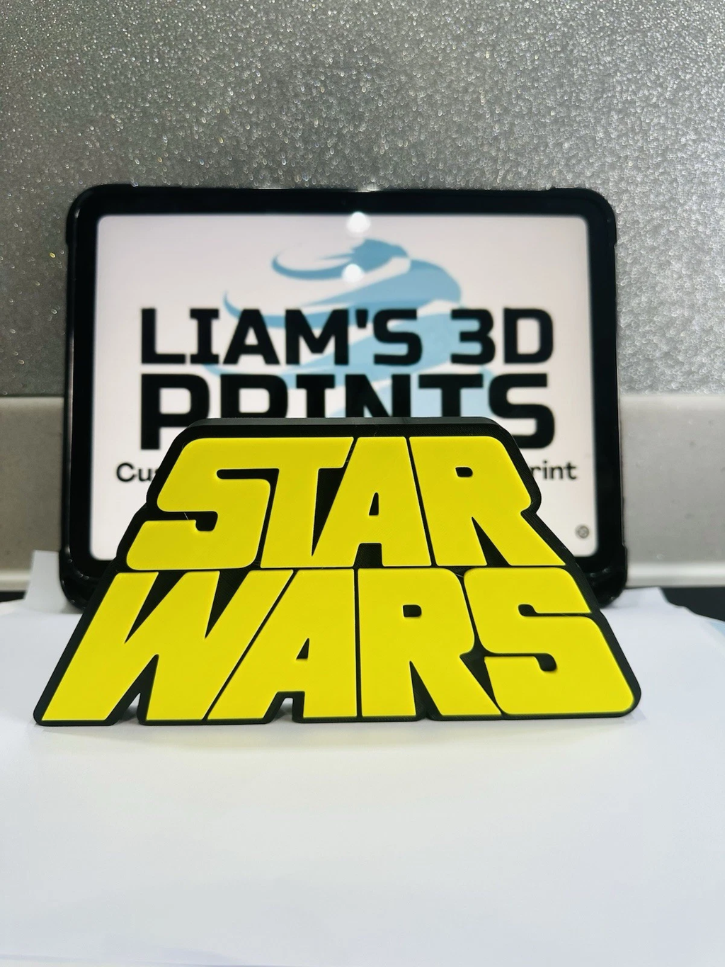 Decorative Star Wars Retro logo Sign Display Pop Self Standing Room