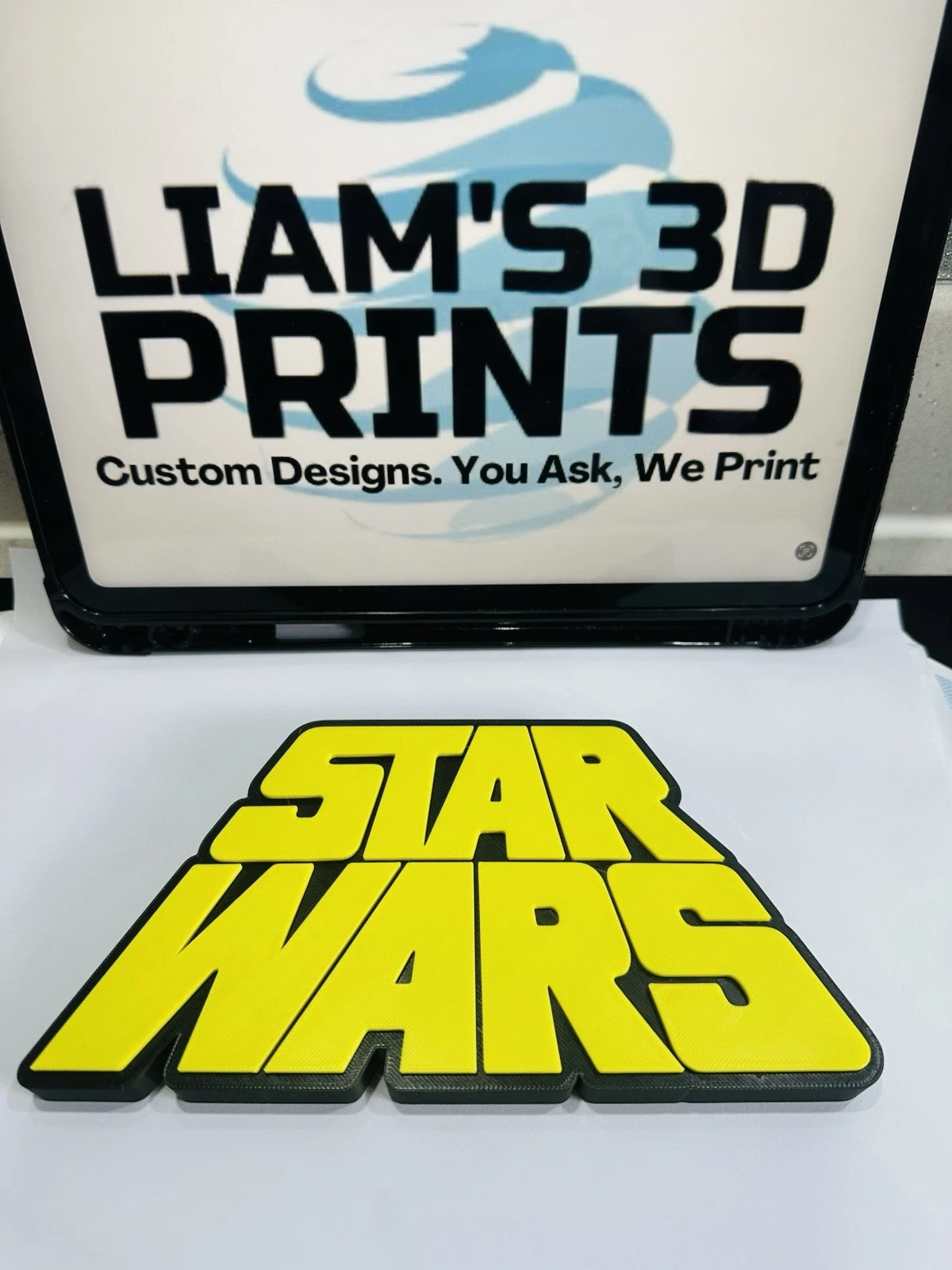 Decorative Star Wars Retro logo Sign Display Pop Self Standing Room