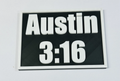 Decorative WWE WWF Austin 3:16 Logo Room Sign Display Wrestling