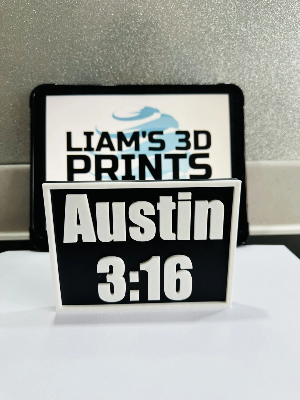 Decorative WWE WWF Austin 3:16 Logo Room Sign Display Wrestling