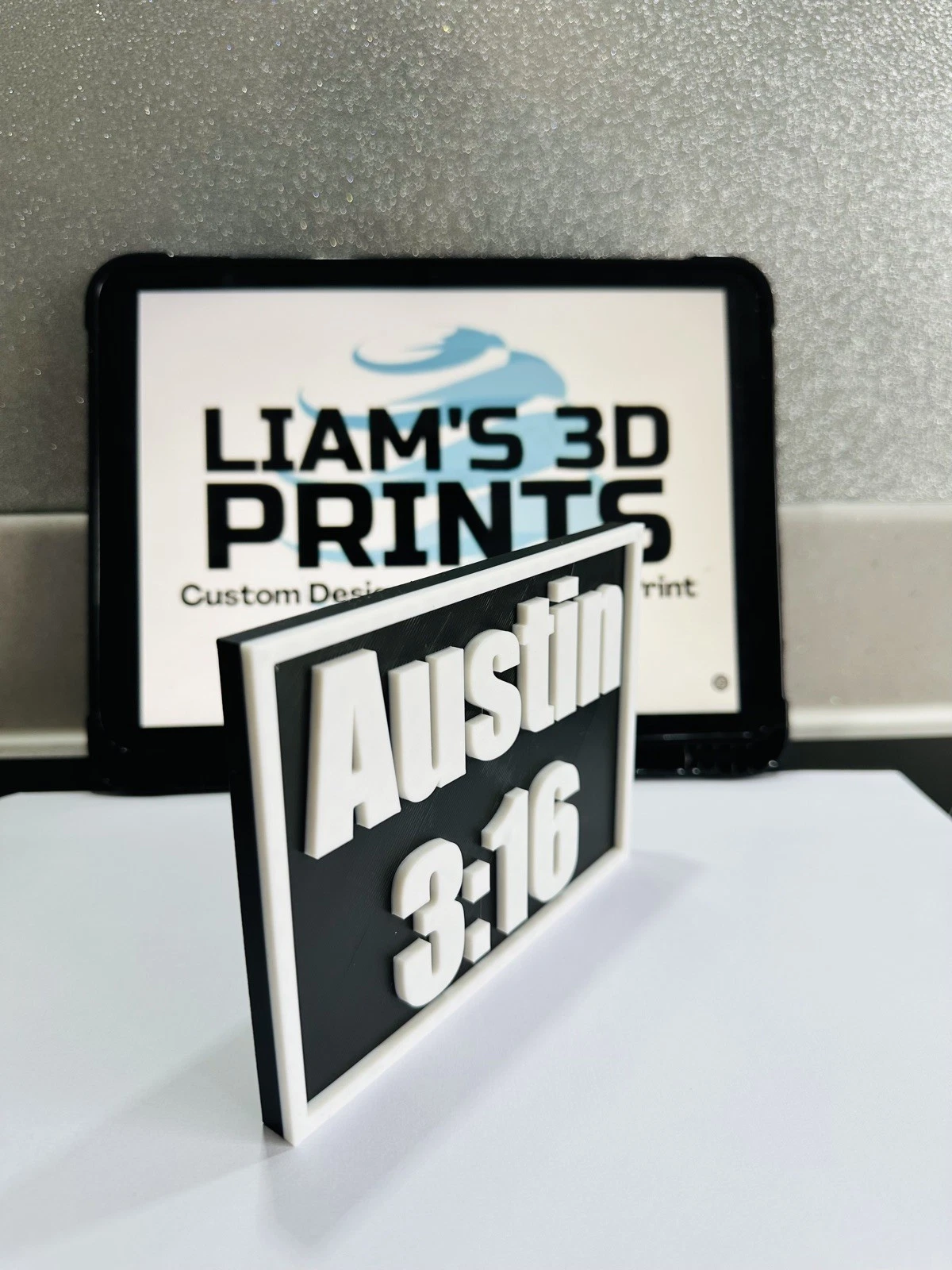 Decorative WWE WWF Austin 3:16 Logo Room Sign Display Wrestling