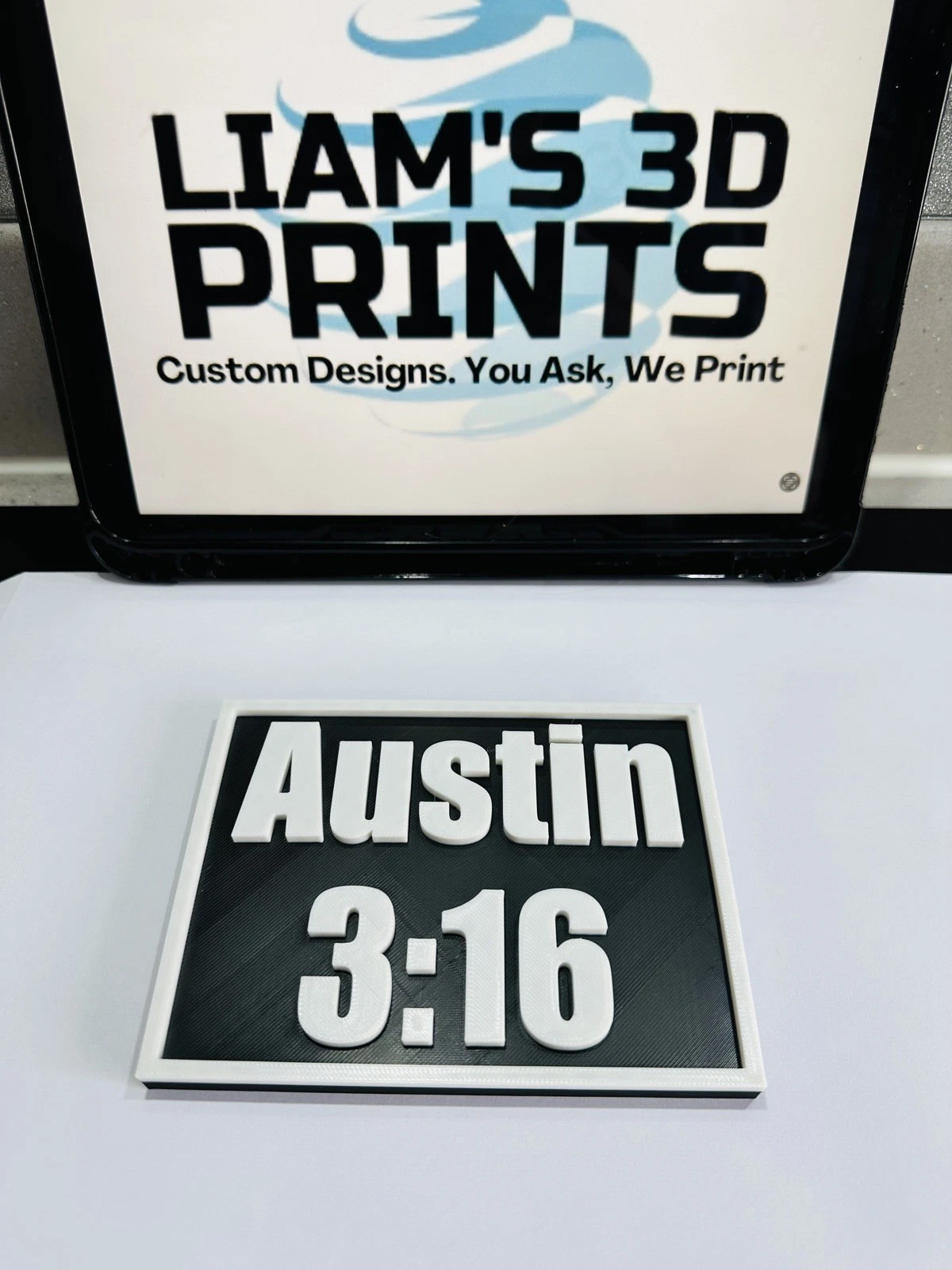 Decorative WWE WWF Austin 3:16 Logo Room Sign Display Wrestling