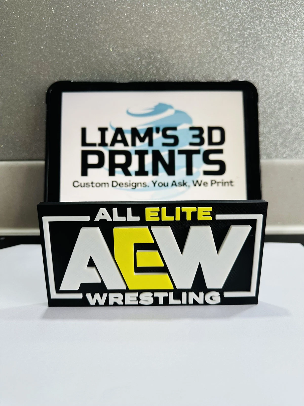 Decorative AEW All Elite Wrestling Logo Room Sign Display Wrestling