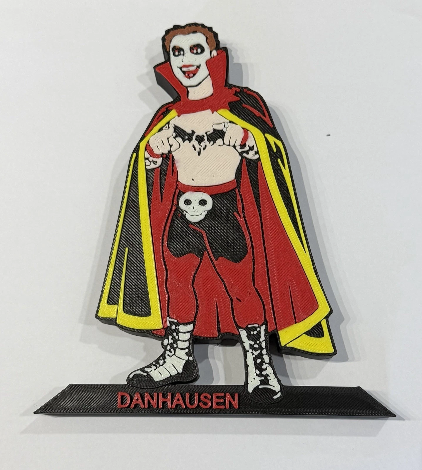 Decorative Danhausen Wrestling Table Stand Room Sign Display Figure